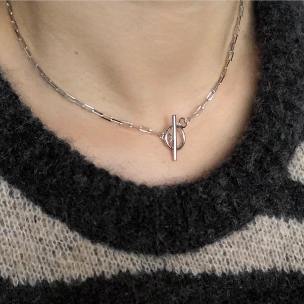 Danielle Jonas Co. The Brooklyn Chain Necklace - Silver